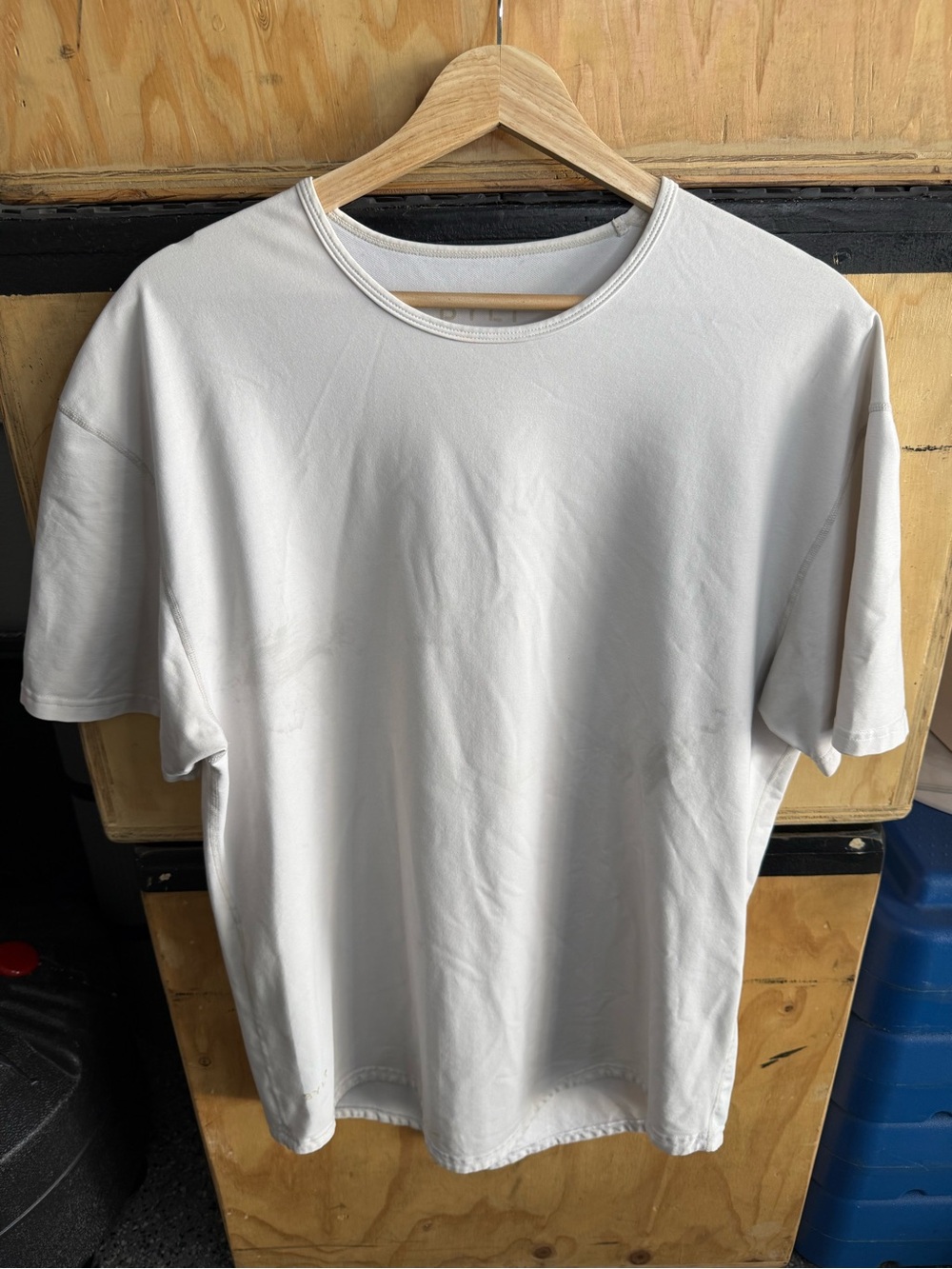 BYLT Basics White Short Sleeve XL Crew Tee